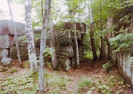 Quarry walls, Basswood Island.