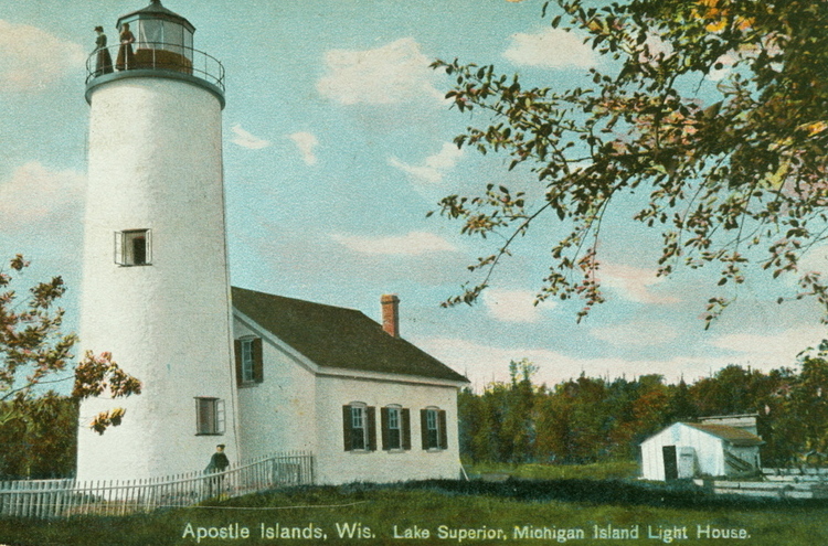 The First Michigan Island Lighthouse